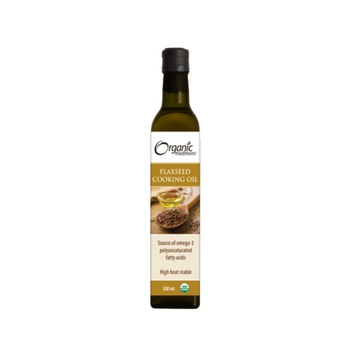 Organic Traditions Flaxseed Cooking Oil 